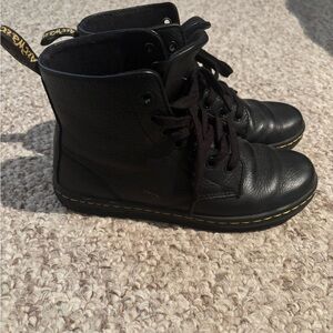 Dr. Martens Black Leather Boots